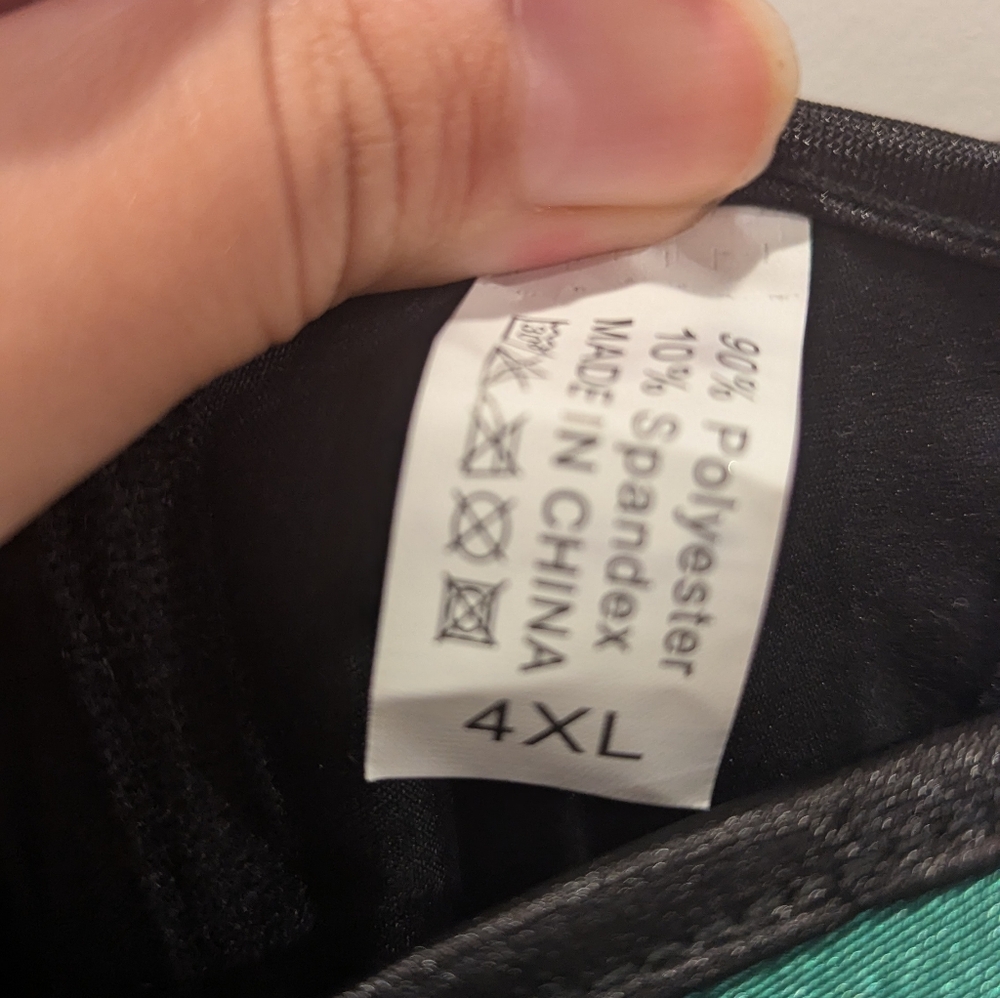 Green And Black Costume Corset (XL) - Picture 3 of 3